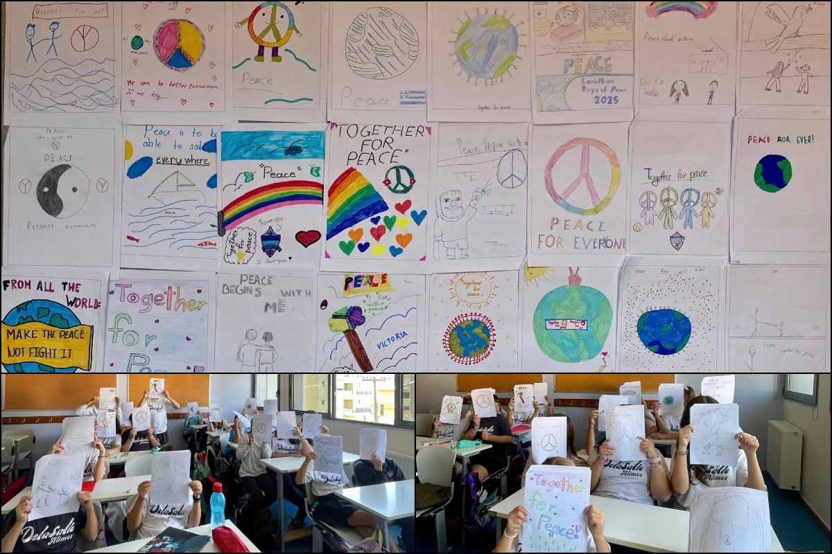 Παγκόσμιες Λασαλιανές Ημέρες Ειρήνης - Peace Project: Η Στ' δημοτικού μάς δείχνει τον δρόμο!
