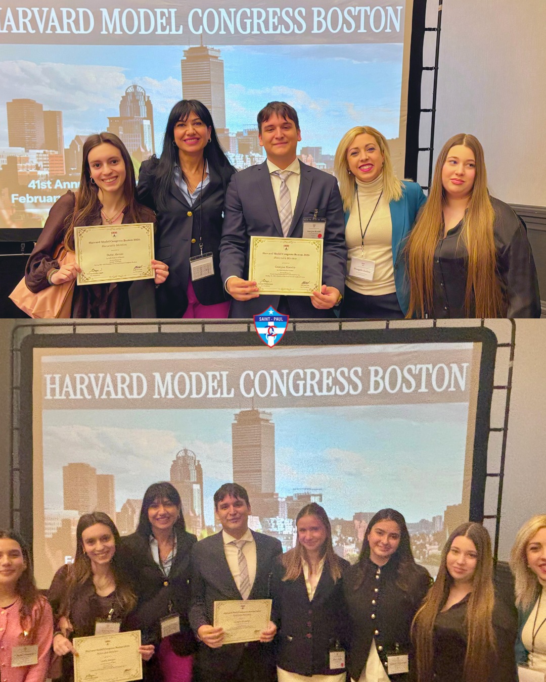 Σημαντικές Διακρίσεις για το Saint-Paul στο 41ο Harvard Model Congress
